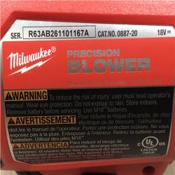AS-IS Milwaukee 18V Lithium-Ion 570 MPH Brushless Cordless Precision Blower (Tool-Only)