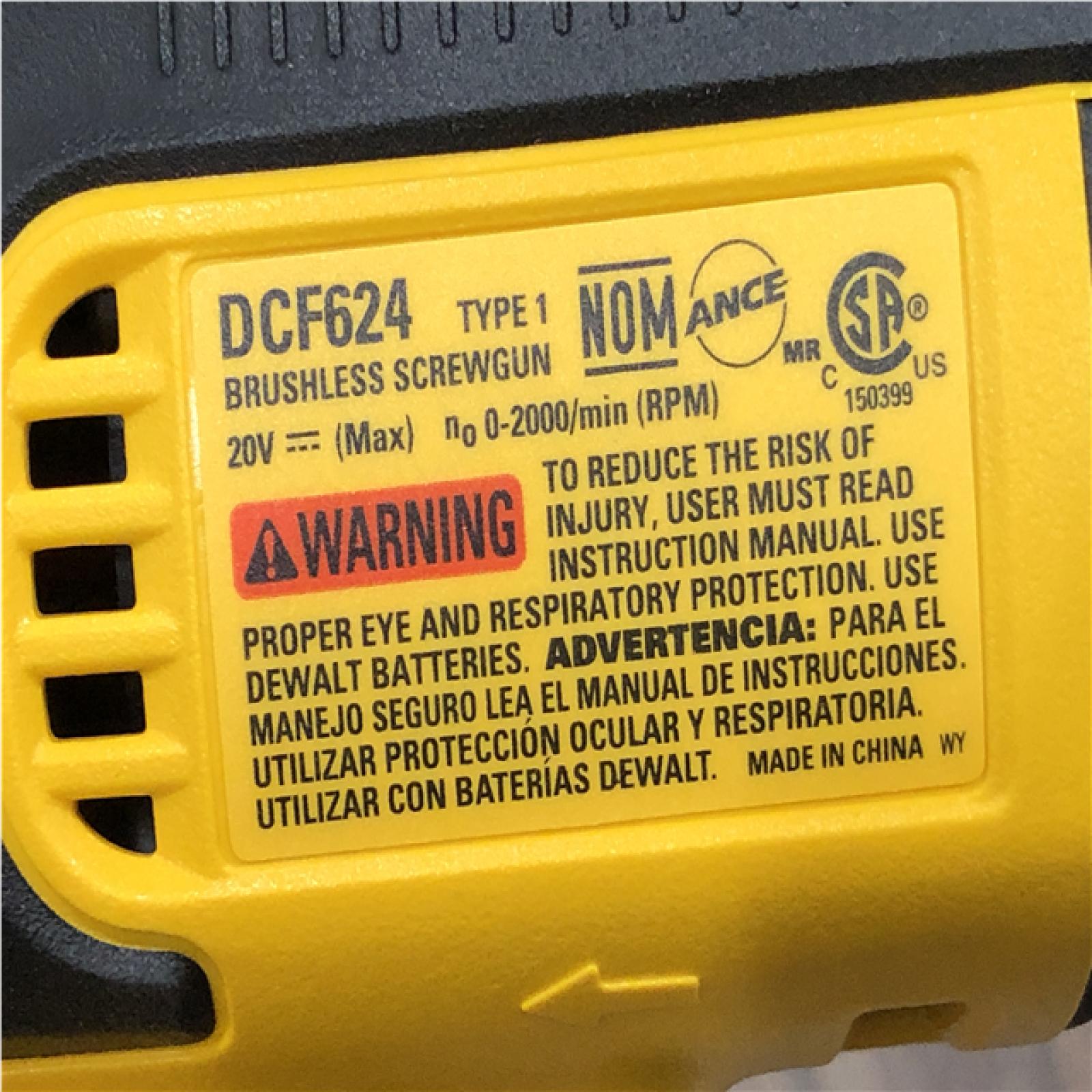 AS-IS DEWALT 20V MAX XR Cordless Brushless Drywall Screw Gun Threaded Clutch Housing (Tool Only)