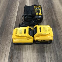 AS-IS DEWALT 20V MAX Lithium-Ion Starter Kit with 4.0 Ah and 5.0 Ah Batteries and Charger