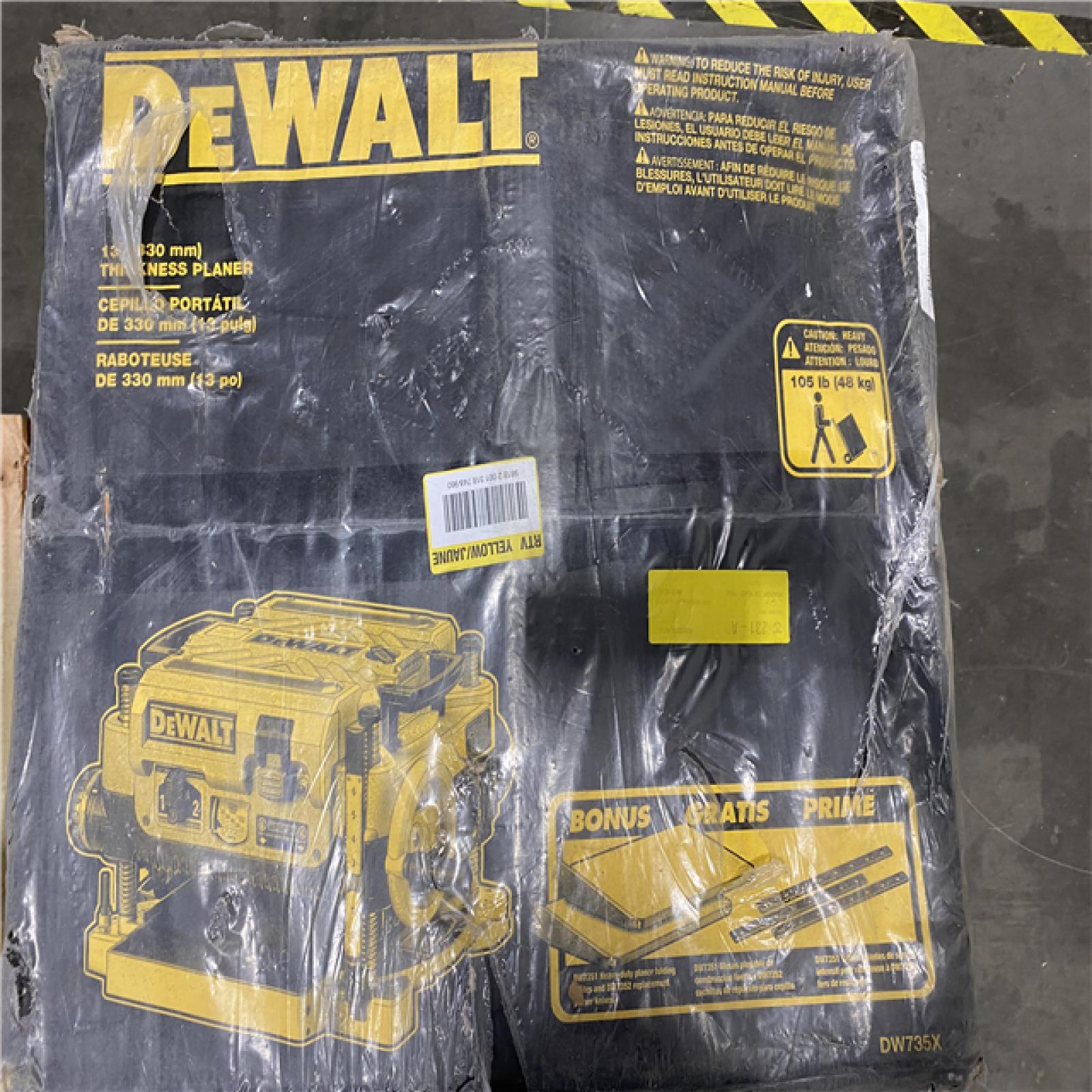 NEW- DEWALT15 Amp Corded 13 in. Heavy-Duty 2-Speed Bench Planer