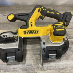 AS-IS DEWALT 20-Volt MAX 3-3/8 in. Cordless Brushless Bandsaw (Tool-Only)