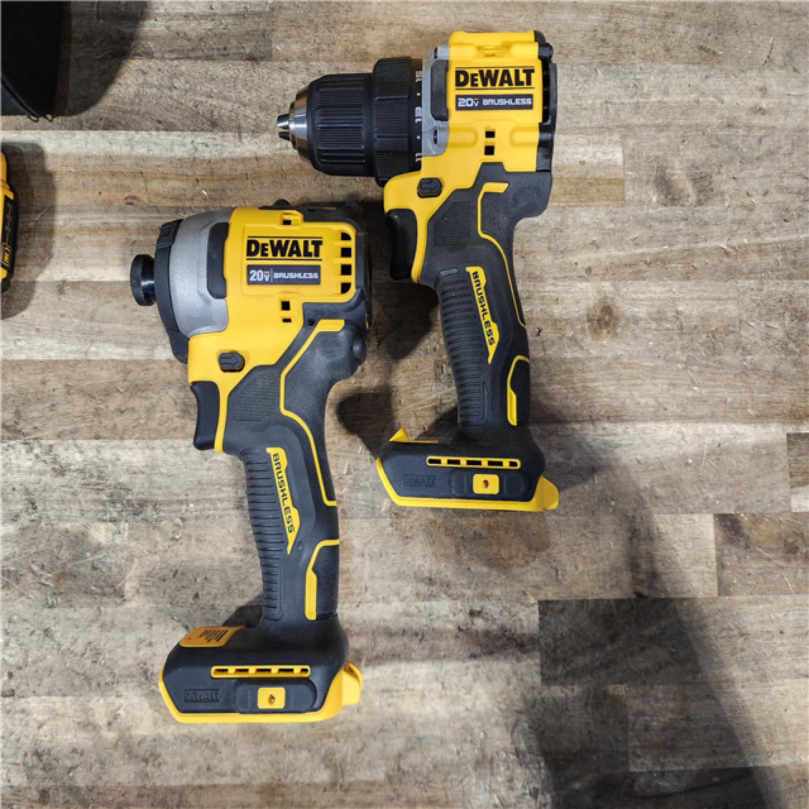 HOUSTON LOCATION - AS-IS DEWALT ATOMIC 20-Volt MAX Lithium-Ion Cordless Combo (2-Tool) Kit