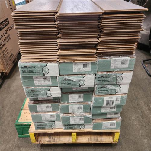 Phoenix TrafficMaster Wyntercreek Oak 8 mm T x 8.03 in. W x 47.64 in. L Water resistant Laminate Wood Flooring(637 sq. ft./30 case)