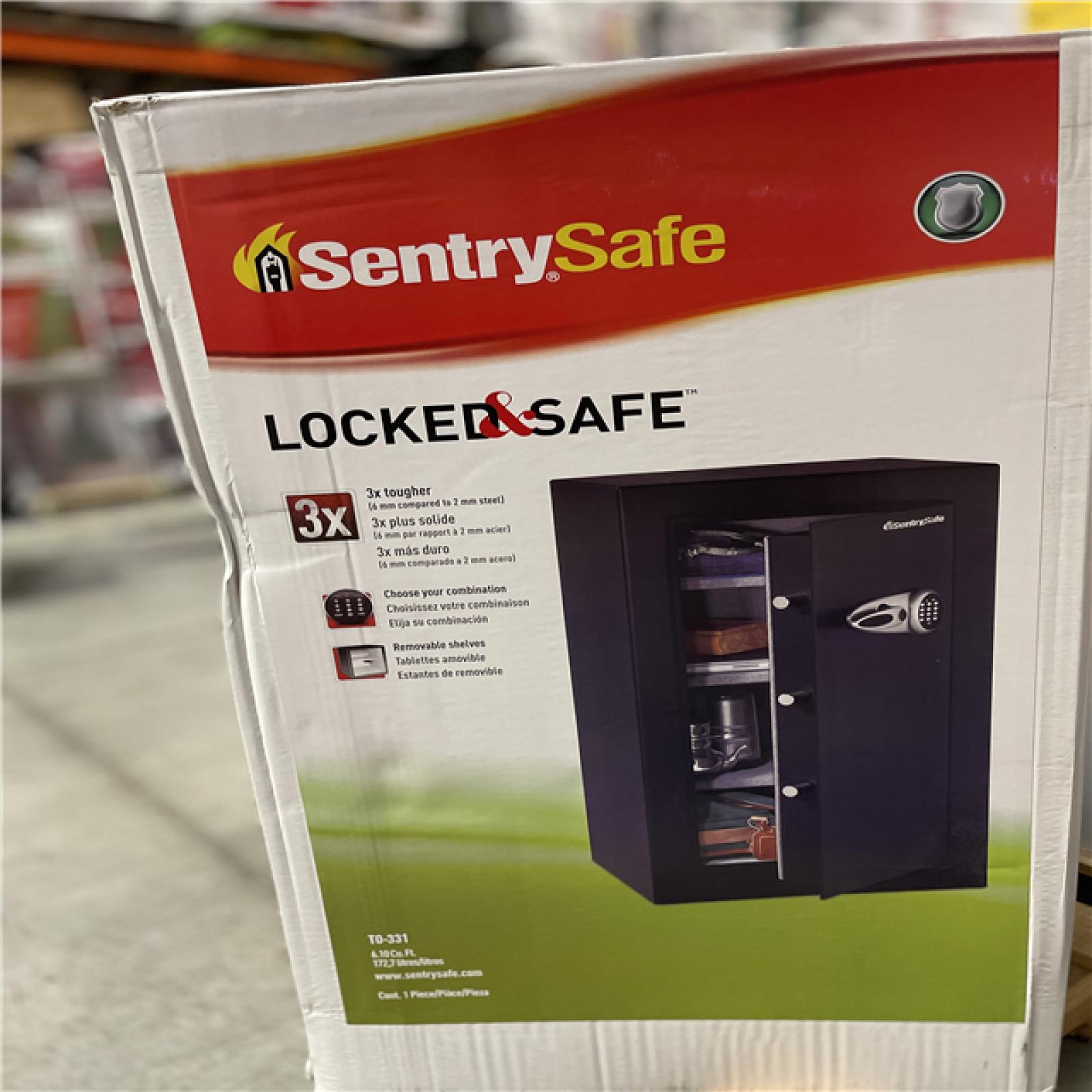 DALLAS LOCATION - NEW! SentrySafe 6.0 cu. ft. Safe Box with Digital Lock and Shelves