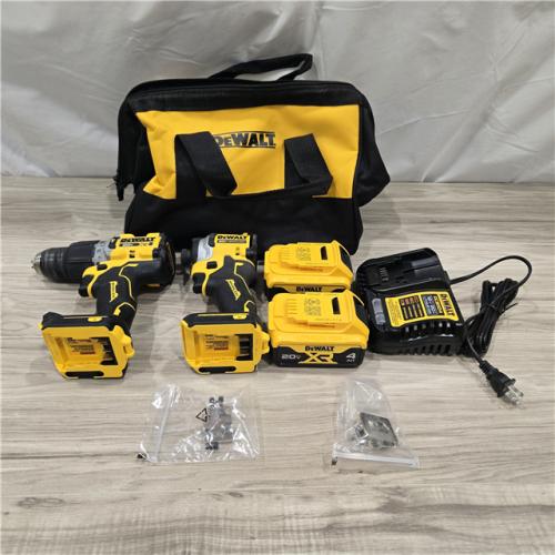 AS-IS DEWALT 20V MAX XR Hammer Drill/ Impact Driver Kit