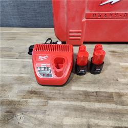 HOUSTON LOCATION - AS-IS M12 12-Volt Lithium-Ion Force Logic Cordless Press Tool Kit (2 Jaws Included) with Two 1.5 Ah Battery and Hard Case