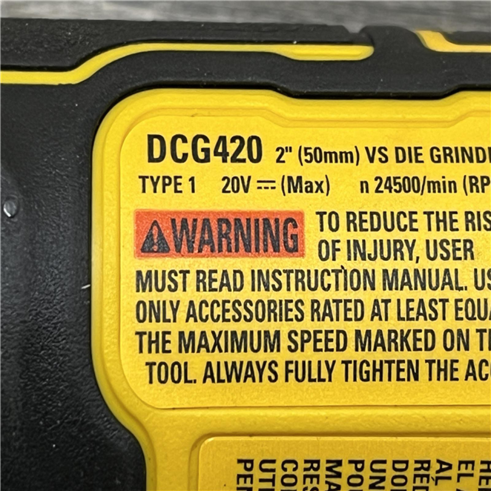 AS-IS DEWALT ATOMIC 20V MAX Cordless Die Grinder with Paddle Switch (Tool Only)