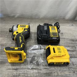 AS-IS DEWALT Atomic 20V Max Lithium-Ion Brushless Cordless Compact 1/4 in. Impact Driver Kit