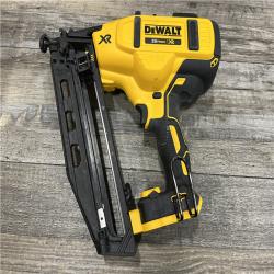 AS-IS DEWALT 20V MAX XR 16-Gauge Electric Cordless Angled Finishing Nailer Kit
