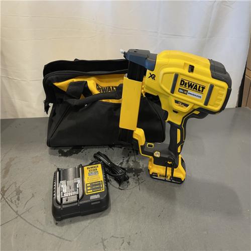 AS-IS - DeWALT 20V MAX XR Lithium-Ion Cordless 18-Gauge Narrow Crown Stapler Kit