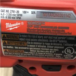 AS-IS  FUEL SURGE 18V Lithium-Ion Brushless Cordless 1/4 in. Hex Impact Driver Kit