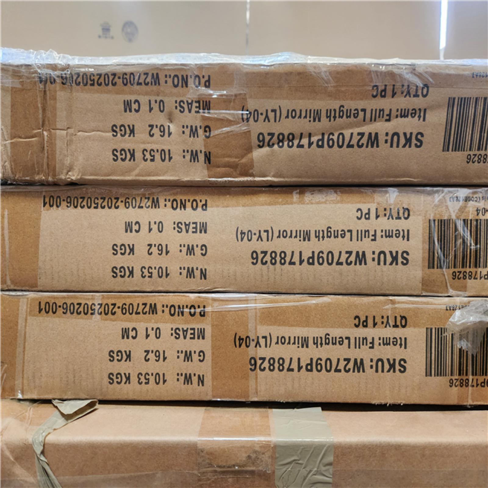 Phoenix AS-IS Mixed Full body Mirror Pallet of 12