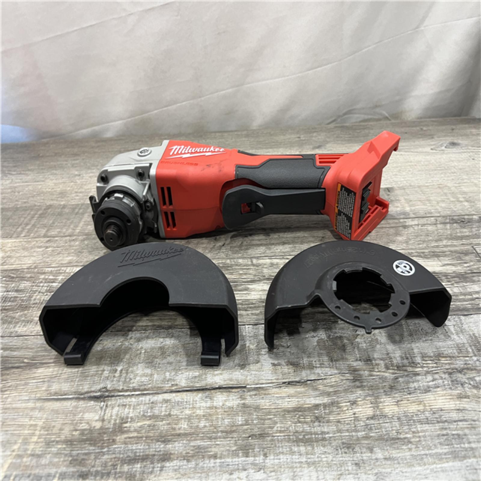 AS-IS Milwaukee 18V Lithium-Ion Brushless Cordless 4-1/2 in./5 in. Grinder w/Paddle Switch (Tool-Only)