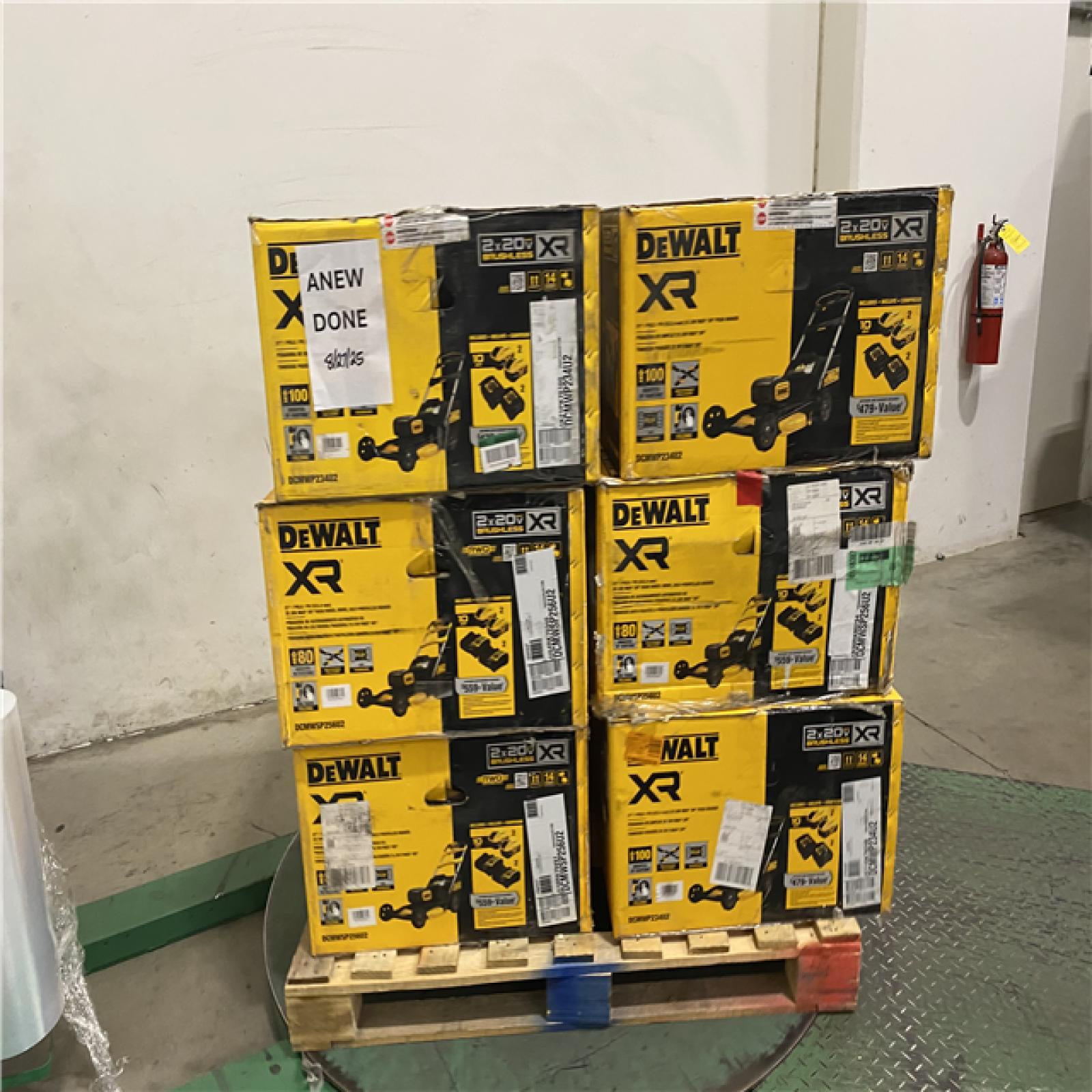 Dallas Location - As-Is DEWALT Lawn Mower Pallet(Lot Of 6)