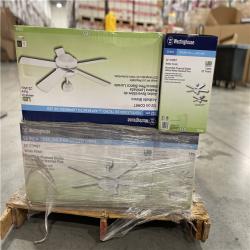 DALLAS LOCATION- Westinghouse Comet 52 in. White LED Indoor Ceiling Fan PALLET (12 UNITS)