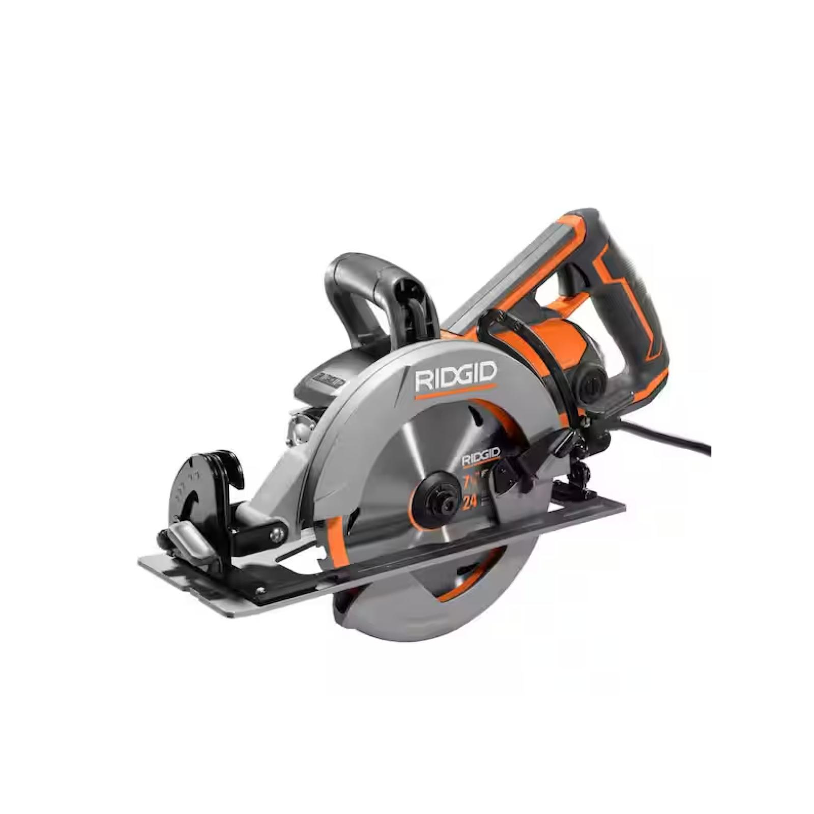 NEW! - RIDGID THRUCOOL 15 Amp 7-1/4 in. Worm Drive Circular Saw