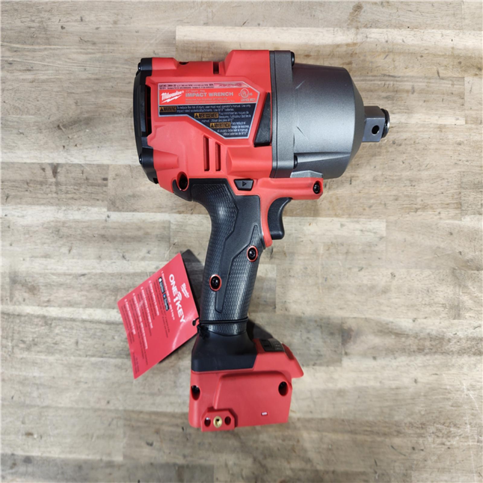 HOUSTON LOCATION - AS-IS (APPEARS LIKE NEW) Milwaukee M18 FUEL ONE-KEY 18V Lithium-Ion Brushless Cordless 3/4 in. Impact Wrench with Friction Ring (Tool-Only)