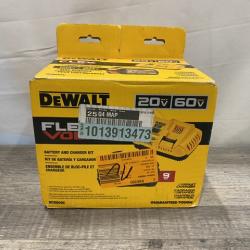 NEW - DEWALT 20V/60V MAX FLEXVOLT Lithium-Ion 9.0Ah Battery and Charger Starter Kit