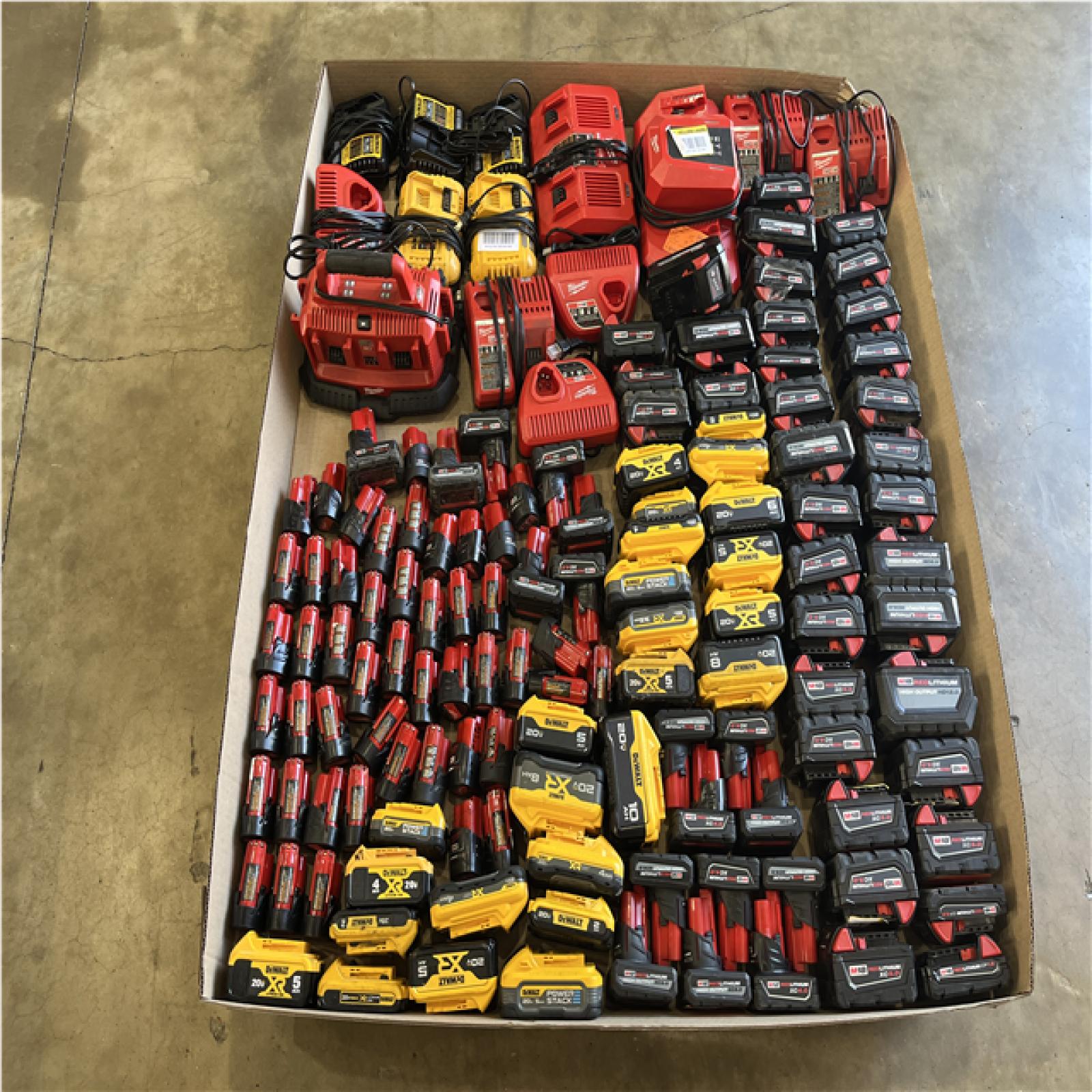 Houston Location - AS-IS BATTERY/CHARGER MIX PALLET