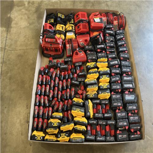 Houston Location - AS-IS BATTERY/CHARGER MIX PALLET