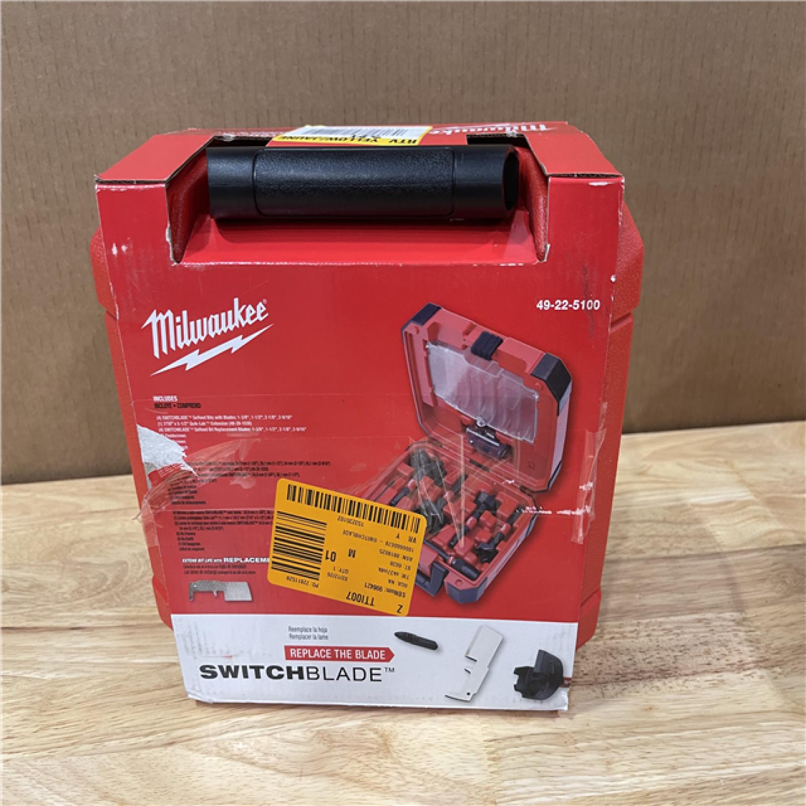 NEW! - Milwaukee Tool 5PC SwitchBlade Selfeed Bit Plumber S Kit