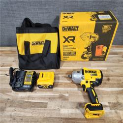 HOUSTON LOCATION - AS-IS DEWALT 20V MAX Lithium-Ion Cordless 1/2 in. Impact Wrench Kit