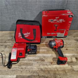 HOUSTON LOCATION - AS-IS (APPEARS LIKE NEW) Milwaukee FUEL 18V Lithium-Ion Brushless Cordless 1/2 in. Impact Wrench w/Friction Ring Kit