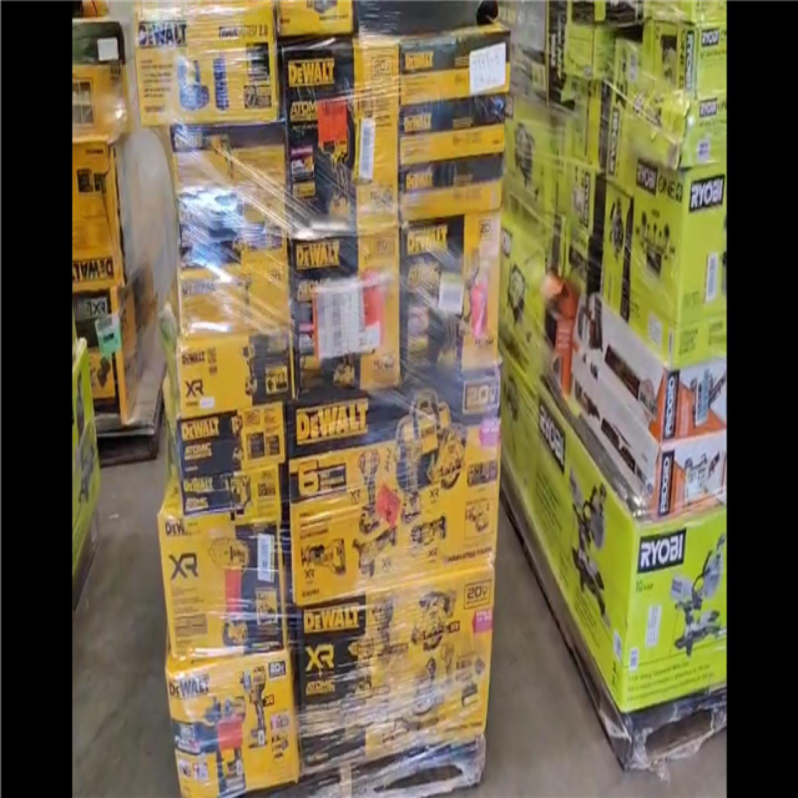 Pittston Location As-Is Power Tools Partial Truckload (10 Pallets) 3435-B
