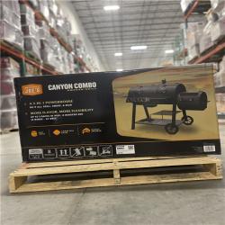 DALLAS LOCATION- NEW! Oklahoma Joe's Canyon 3-Burner Propane Gas and Charcoal Smoker and Grill
