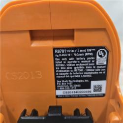AS-IS RIDGID 18V Sub-Compact Cordless 1/2 in. Drill Driver Kit