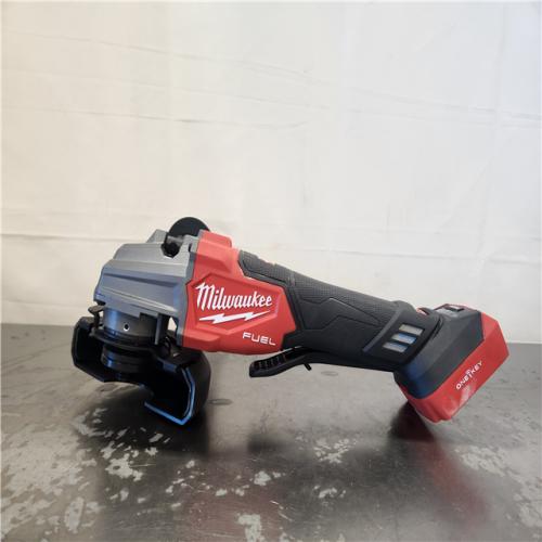 AS-IS- Milwaukee M18 FUEL 18V Lithium-Ion Brushless Cordless 4-1/2 in./5 in. Dual-Trigger Braking Grinder (Tool-Only)
