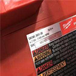 AS-IS Milwaukee M18 FUEL 18V Lithium-Ion Cordless 6-1/2 in. Plunge Cut Track Saw (Tool-Only)