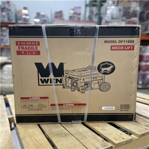 DALLAS LOCATION- WEN 11 000-Watt 120V/240V Dual Fuel Portable Gas/Propane Generator
