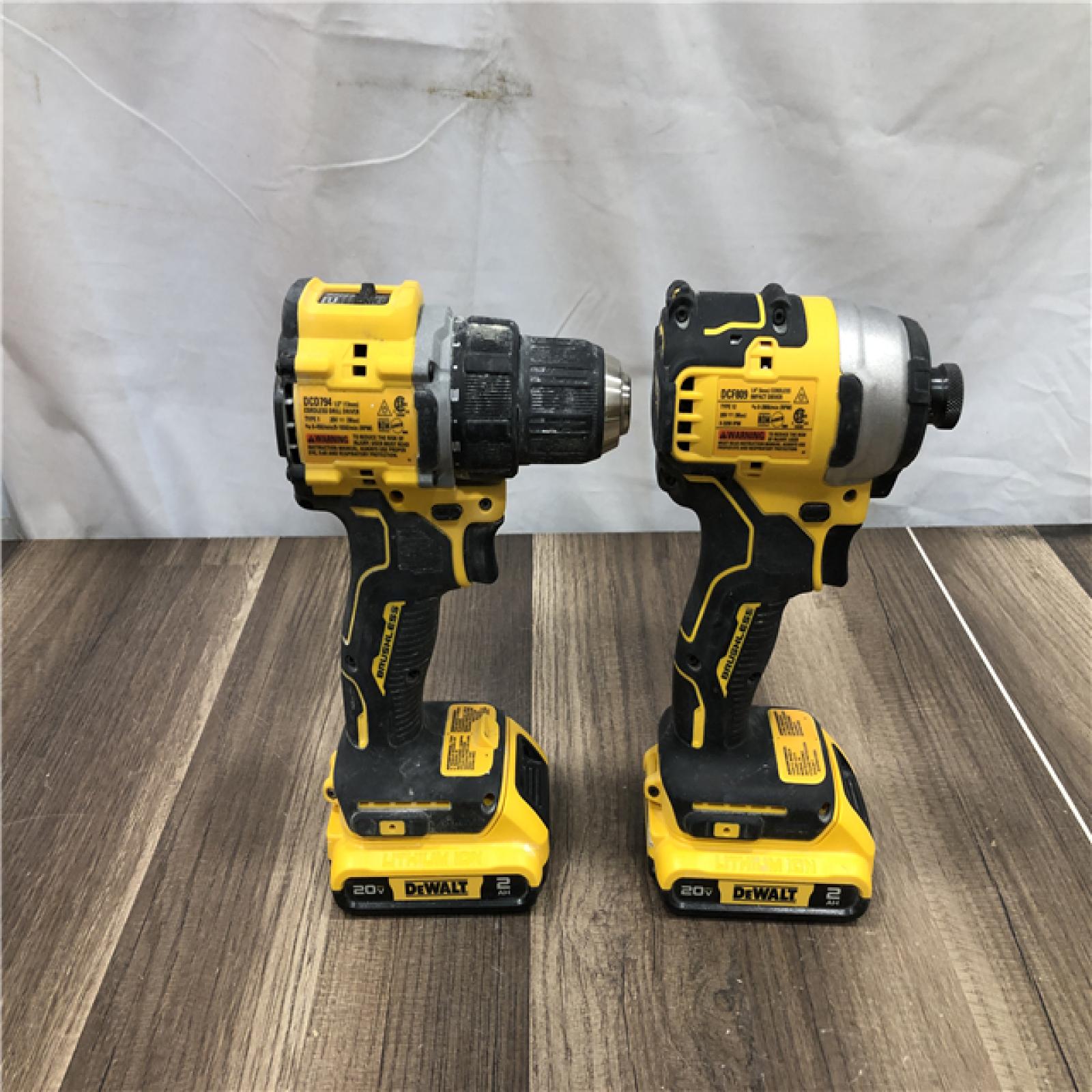 AS-IS DEWALT ATOMIC 20-Volt MAX Lithium-Ion Cordless Combo Kit
