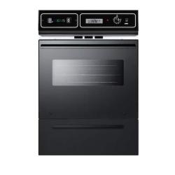 Phoenix NEW Summit Appliance 24 in. Single Gas Wall Oven in Black