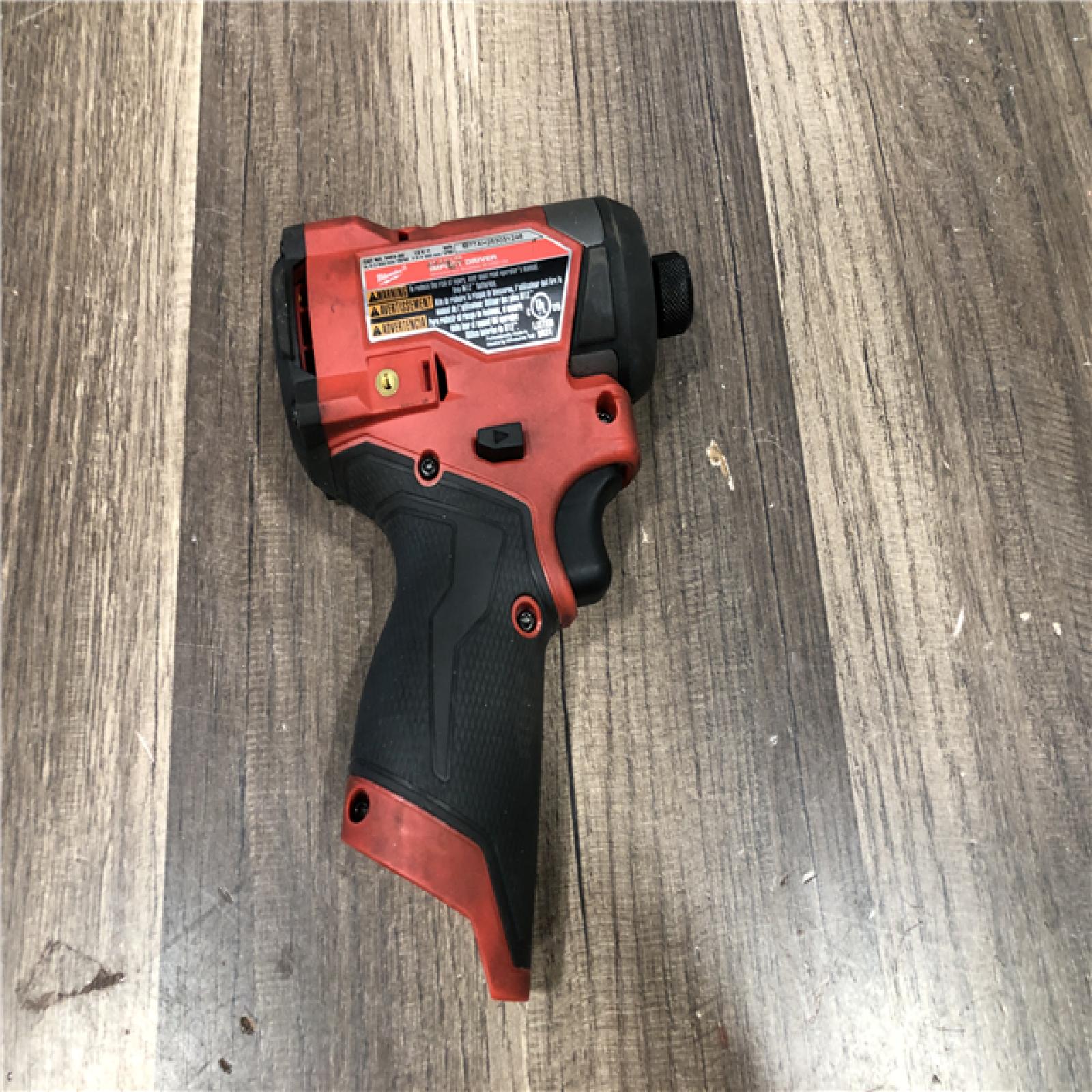 AS-IS Milwaukee FUEL 12V Lithium-Ion Brushless Cordless 1/4 in. Hex Impact Driver (Tool-Only)