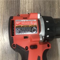 AS-IS Milwaukee 18V Lithium-Ion Brushless Cordless 1/2 in. Compact Drill/Driver (Tool-Only)