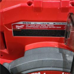 HOUSTON LOCATION - AS-IS M18 FUEL 18V 10 in. Lithium-Ion Brushless Cordless Dual Bevel Sliding Compound Miter Saw Kit with One 8.0 Ah Battery