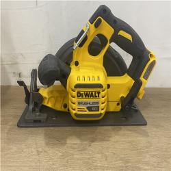AS-IS DEWALT FLEXVOLT 60V MAX Cordless Brushless 7-1/4 in. Circular Saw with Brake (Tool Only)