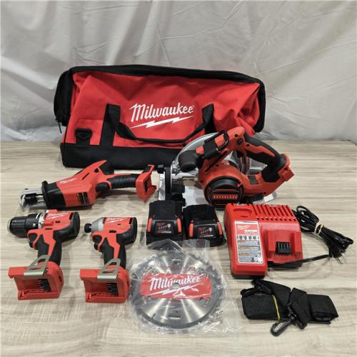 AS-IS Milwaukee M18 4-Tool Combo Kit