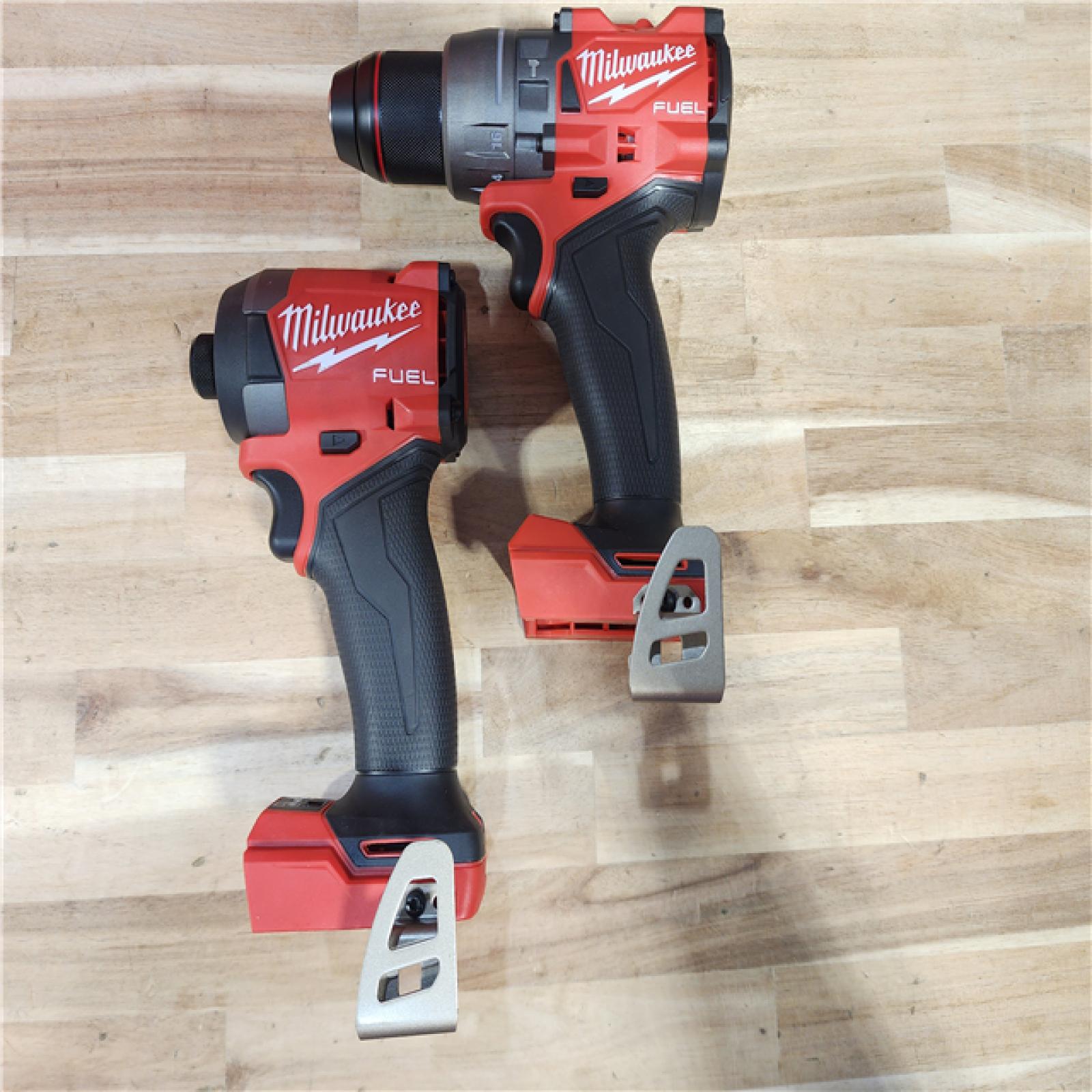 HOUSTON LOCATION - AS-IS Milwaukee FUEL 18V Lithium-Ion Brushless Cordless Hammer Drill and Impact Driver Combo Kit