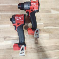 HOUSTON LOCATION - AS-IS Milwaukee FUEL 18V Lithium-Ion Brushless Cordless Hammer Drill and Impact Driver Combo Kit