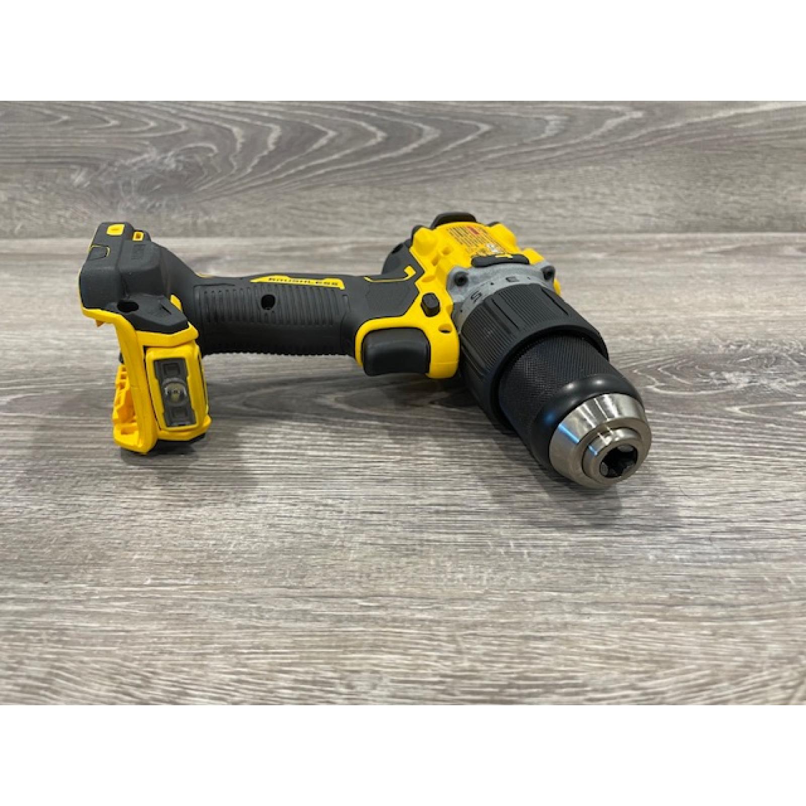 AS-IS DEWALT 20V XR Brushless Cordless 1/2 in. Hammer Drill (Tool-Only)