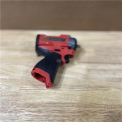 AS-IS Milwaukee  FUEL 12V Cordless Stubby 3/8 in. Impact Wrench (Tool-Only)