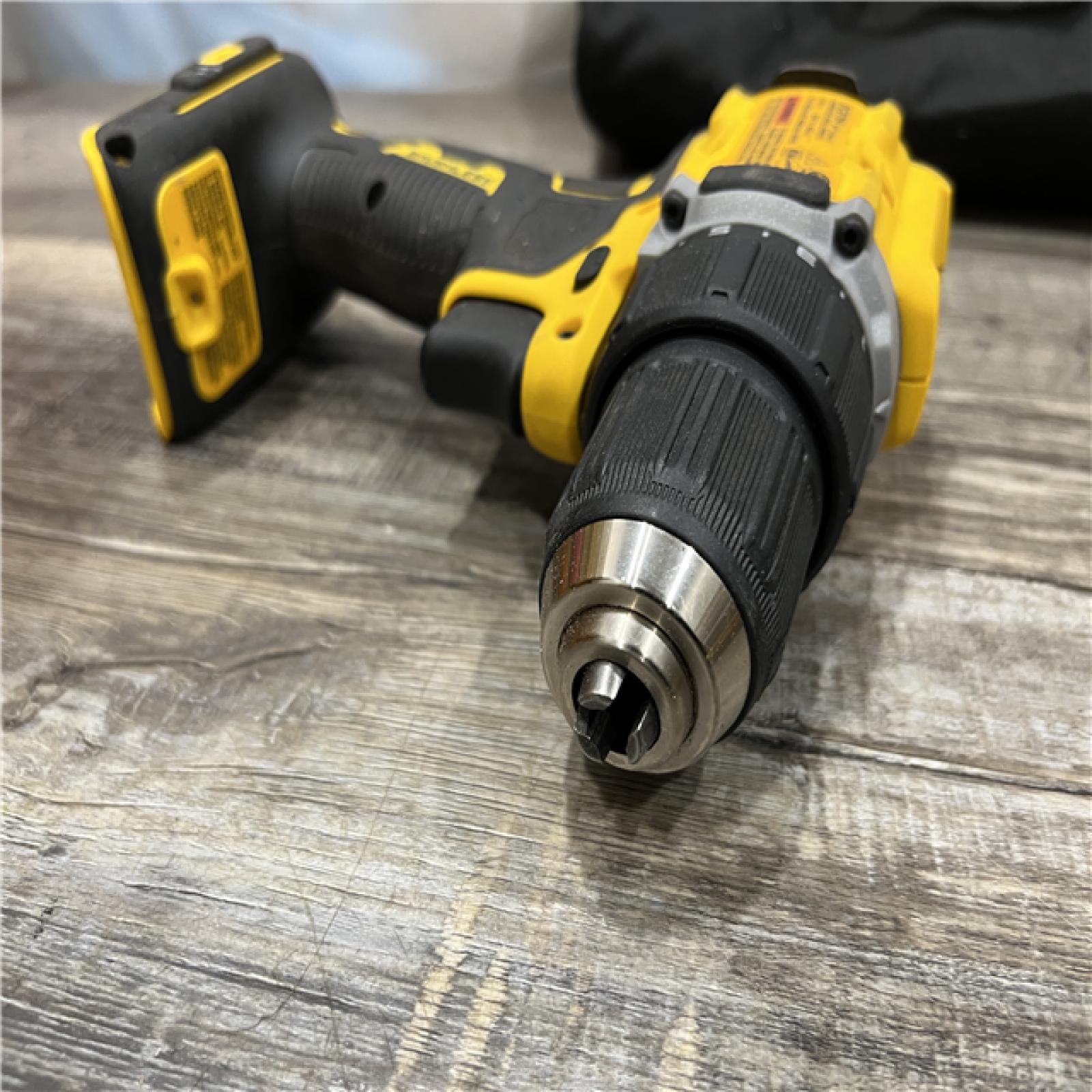 AS-IS DEWALT Atomic 20V Lithium-Ion Cordless Compact 1/2 in. Drill/Driver Kit