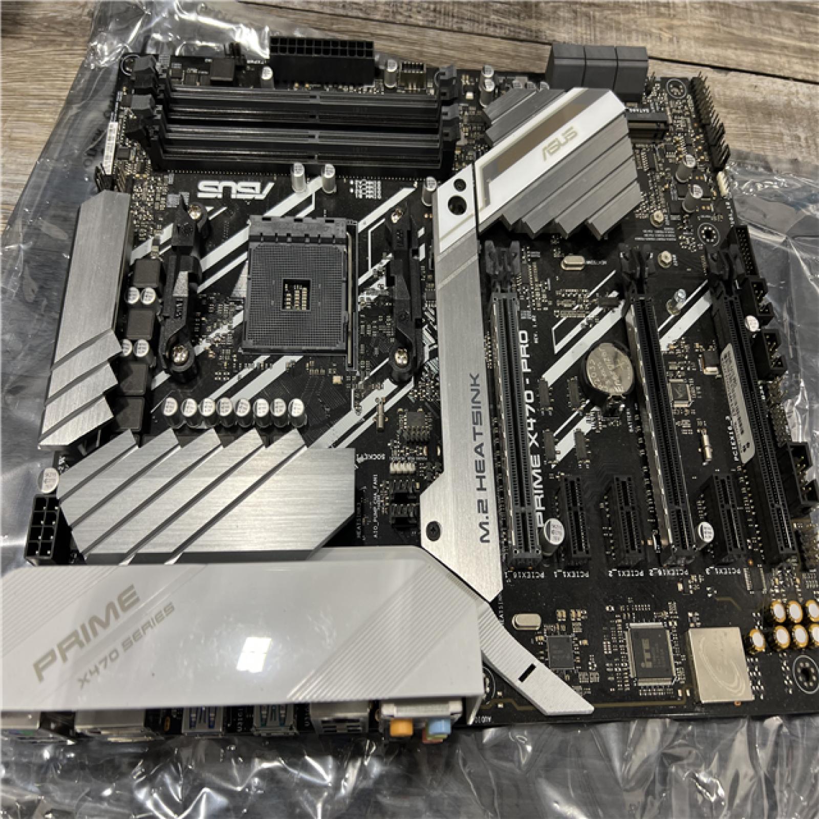 AS-IS ASUS Prime X470-Pro AMD Ryzen 2 AM4 DDR4 DP HDMI M.2 USB 3.1 ATX Motherboard