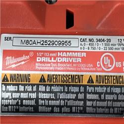 AS-IS Milwaukee FUEL 12-Volt Lithium-Ion Brushless Cordless Hammer Drill and Impact Driver Combo Kit
