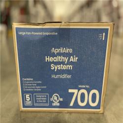 NEW! - AprilAire Model 700 18 gal. for up to 5 300 sq. ft. Whole-House Fan-Powered Evaporative Humidifier with Digital Control