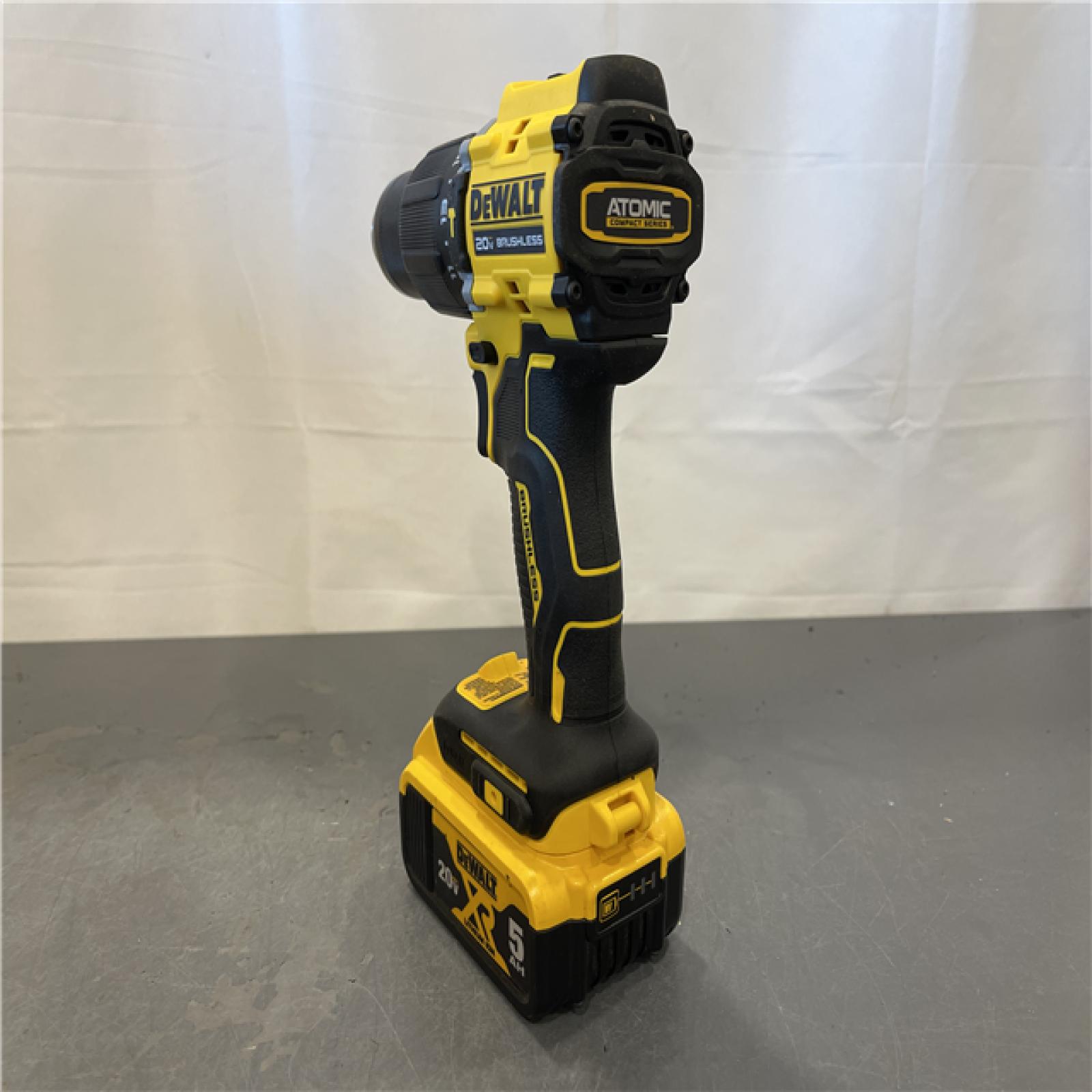 AS-IS -  DeWalt ATOMIC 20V Lithium-Ion Cordless 1/2 in. Hammer Drill Kit