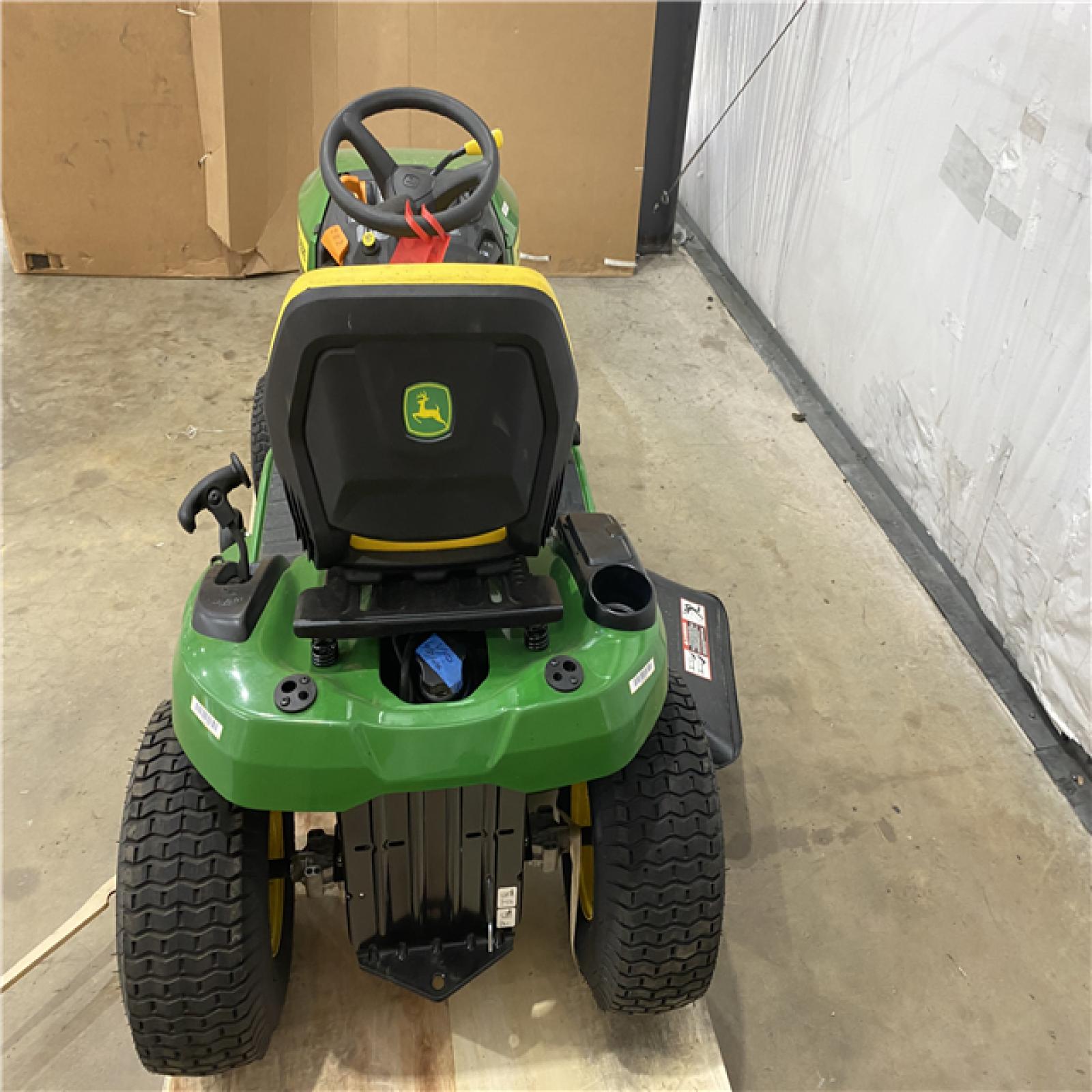 Houston Location - AS-IS Outdoor Power Equipment JOHN DEERE S120 SIT DOWN MOWER